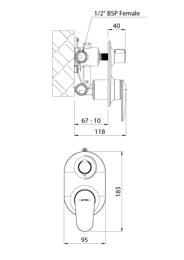 aio-shower-mixer-with-diverter-technical-drawing