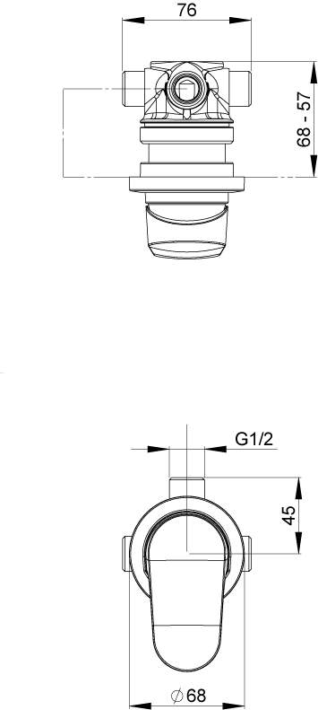 koha-mini-shower-mixer-technical-drawing